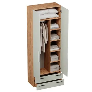 Шкаф двухдверный с ящиками L211.44