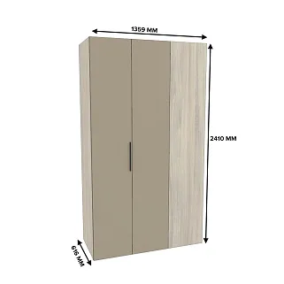 Шкаф со складными дверьми и фальш панелью L206 L/R