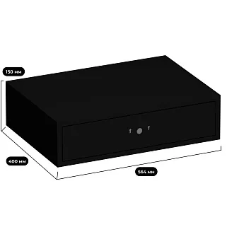 Шкаф с сейфом и подсветкой M600.50-14