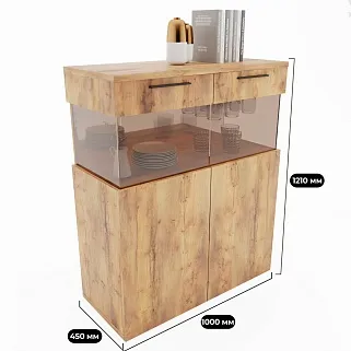 Винный шкаф с подсветкой L200