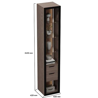 Шкаф со встроенными ящиками с подсветкой R221.1