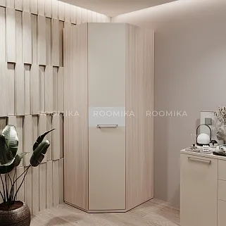 Шкаф угловой разностронний со вставкой, фасады МДФ CG-218.1 L/R