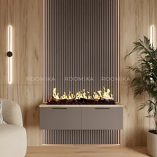 Тумба ТВ напольная с электрокамином LG548.351