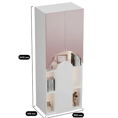 Стеллаж для книг с подсветкой LG253.60 L/R