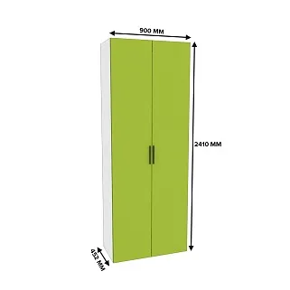 Шкаф двухдверный узкий L210.44-4