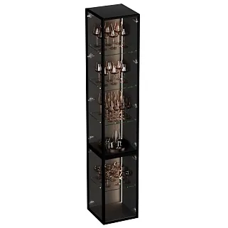 Шкаф завершающий для посуды с подсветкой LF270