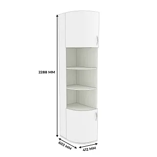 Шкаф завершающий с нишей P232.4 L/R