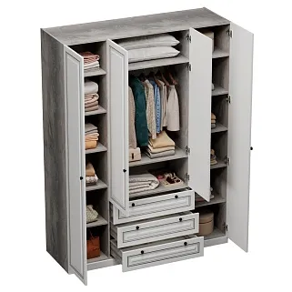 Шкаф четырехдверный для одежды A205-1.60