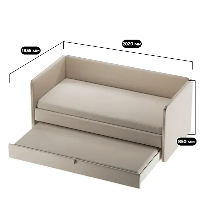 Кровать со вторым выдвижным спальным местом RUBY 2