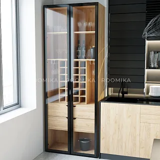 Шкаф-бар со встроенными ящиками R217