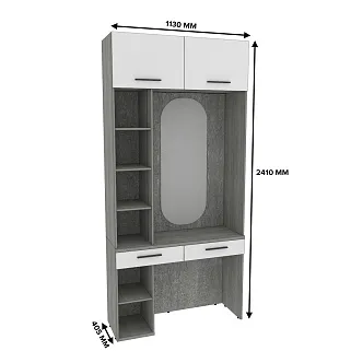 Столик туалетный с антресолью и стеллажом LG415