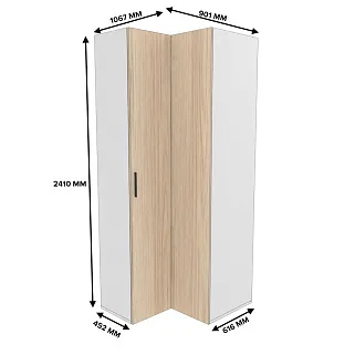 Шкаф угловой L-208 L/R
