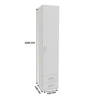 Шкаф 1 дверный с ящиками P221