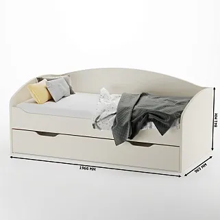 Кровать с выдвижным спальным местом P910, 90x190