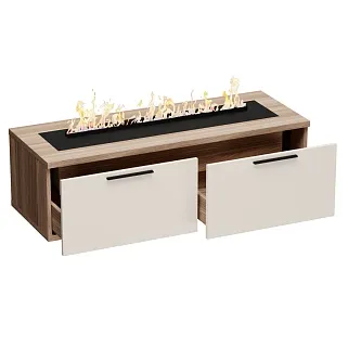Тумба ТВ напольная с электрокамином L548.451