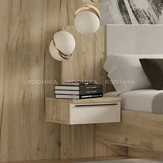 Тумба прикроватная с панелью 1 ящик C-702