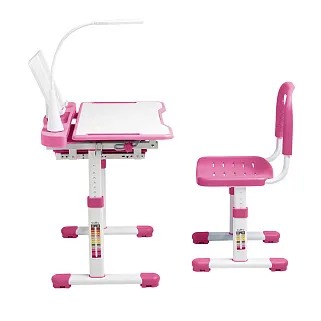 Комплект Cubby Парта и стул-трансформеры Vanda pink