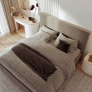 Туалетный столик с ящиком и радиусным фасадом P700.51 L/R