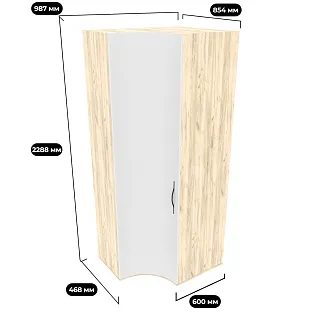 Шкаф  угловой  P218 L/R