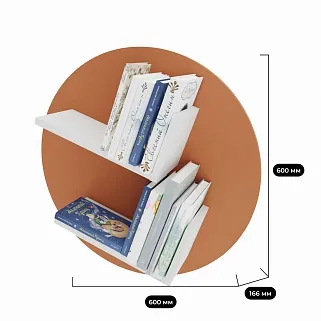 Полка навесная L128