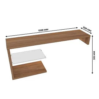 Приставка L112 к тумбе L501, L503, L505 с подсветкой L/R