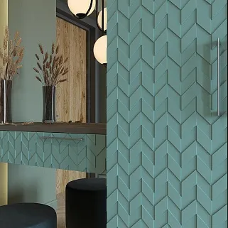 Шкаф 2 дверный, фрезерованные фасады в эмали LE-210.44-1