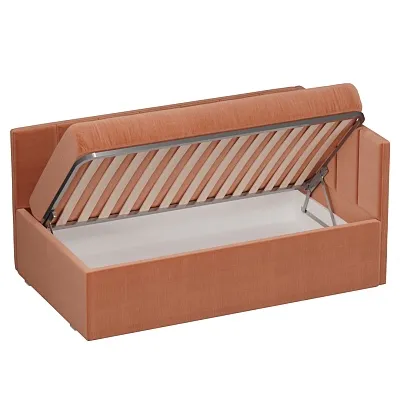 Кровать с подъемным механизмом и ящиком для белья LINE М1, 90х160