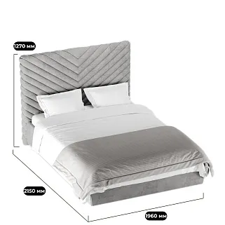 Кровать двуспальная мягкая SARA  с подъемным механизмом, 180x200