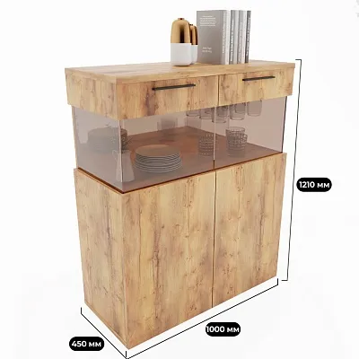 Винный шкаф с подсветкой L200