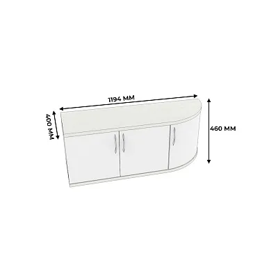 Тумба для обуви радиусная P463 L/R