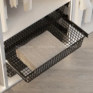 BELLE Корзина для белья 900 мм, цвет черный, BE90BABL