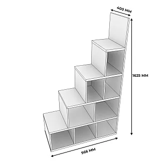 Лестница стеллаж книжный E021 к кровати E905 L/R