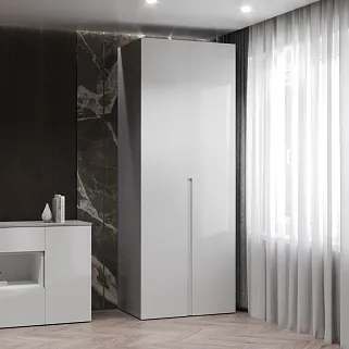 Шкаф 2 дверный, фасады в эмали LE-210.60-3