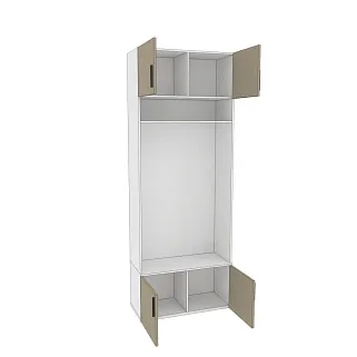 Секция с верхними и нижними полками L410.40