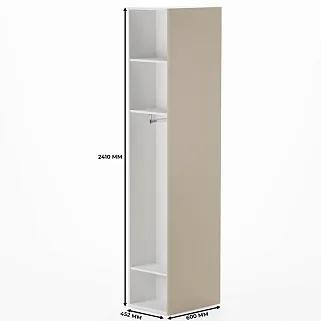 Стеллаж завершающий угловой L242.1-44