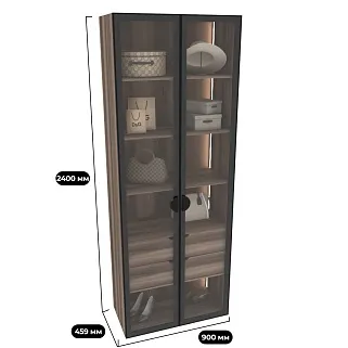 Шкаф с встроенными ящиками с подсветкой R214.2