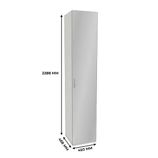 Шкаф 1 дверный узкий с зеркалом P220.45Z