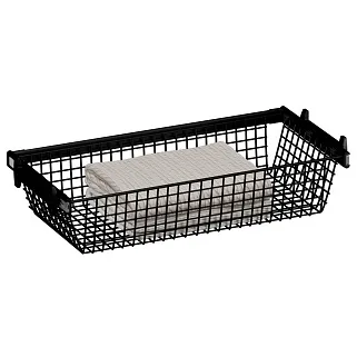 BELLE Корзина для белья 900 мм, цвет черный, BE90BABL