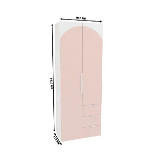 Шкаф комбинированный, фасады в эмали LE215 L/R