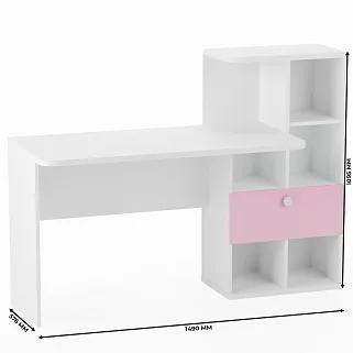 Рабочий стол со встроенным стеллажом HOF421