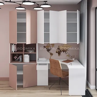 Шкаф книжный с нишей L216