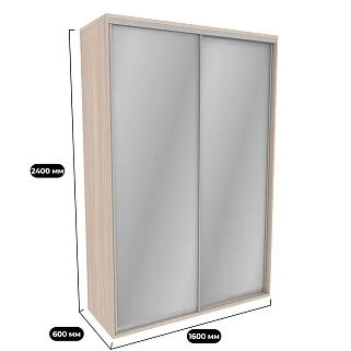 Шкаф-купе U160 тип 1 с зеркалом