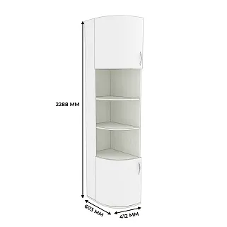 Шкаф завершающий с нишей P232.4 L/R