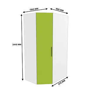 Шкаф угловой с подсветкой L209.60 L/R