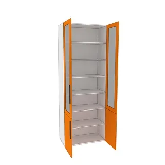 Шкаф книжный со стеклом L214S