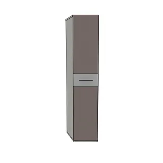 Шкаф одностворчатый переходный со вставкой, фасады МДФ CG-229  L/R