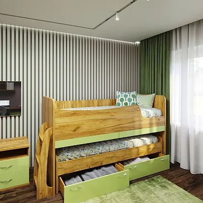 Кровать выдвижная P903, 90x200