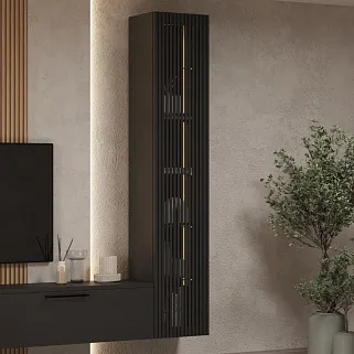 Turin гостиная, фасады натуральный шпон 42