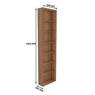 Стеллаж завершающий с подсветкой L-231.60