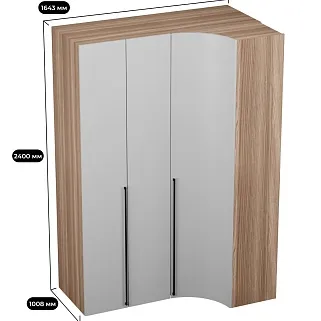 Шкаф угловой F208 L/R